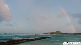 Addie Andrews and Cayenne Klein get fucked by Alberto Blanco