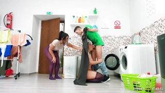 Sofia Lee is sucking Charlie Dean's big cock