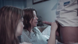 Alexis Fawx is sucking the cock in the hospital