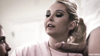 Kristen Scott and Aaliyah Love are sucking the cock