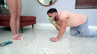 Bailey Base caught Peter Green stealing her panties