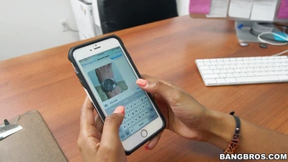 Arianna Knight's boss offering her dick in a box breakfast treats