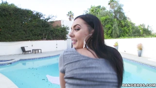 Marley Brinx has her round ass worshipped in a POV-style footage