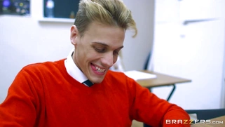 Spanish student Nekane has her ass spanked by the teacher