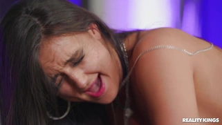 Eliza Ibarra shakes her amazing ass on the hard cock