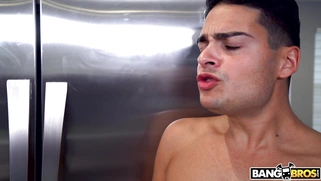 Katie Monroe is sucking Leo Valentino's cock