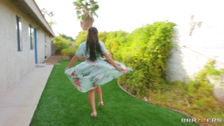 Abella Danger is sucking the hard cock in POV