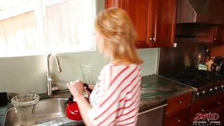 Capri Cavanni and Lily LaBeau are kissing