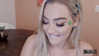 Blonde Blake Blossom is sucking the cock in POV