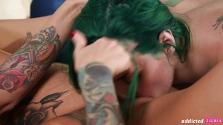 Taurus Angel is licking Kleio Valentien's slit