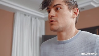 Freya Mayer gives nice foot job to Josh