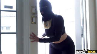 Indica Monroe is playing with the dildo