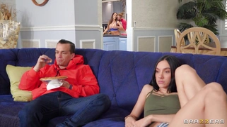 Isis Love gets her pussy pounded by Xander Corvus standing