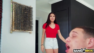 Reyna Delacruz caught Johnny Love fucking the sex doll