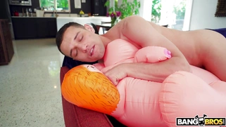 Reyna Delacruz caught Johnny Love fucking the sex doll