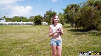 Emma Sirus is getting picked up on the street