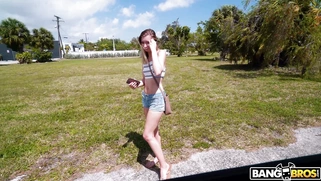 Emma Sirus is getting picked up on the street