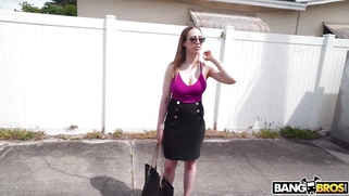 Jackie Huff is getting picked up on the street