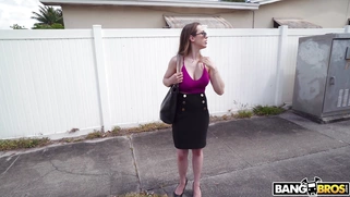 Jackie Huff is getting picked up on the street