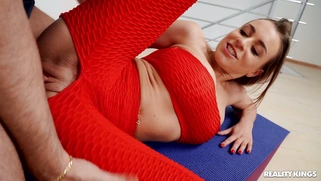 Josephine Jackson gets fucked by Raul Costa on the floor