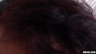 Latina teen Holly Hendrix introduces her mouth to big cock