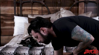 Reagan Foxx gets her throat fucked by Tommy Pistol