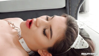 19yo Nata Paradise gets her shaved pussy plowed by Raul Costa