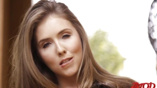 Lena Paul shows off her big natural tits outdoors