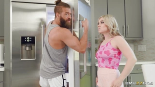 Sofi Ryan on her knees is sucking Xander Corvus' cock