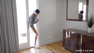 Busty mom Ryan Keely is dildoing her pussy