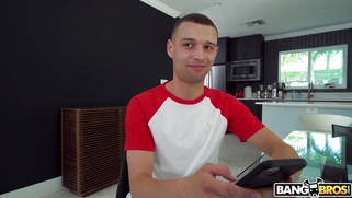 Dani Blu caught Camila Cortez sucking Johnny Love's cock