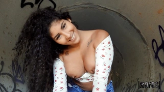 Venus Afrodita is sucking the cock in POV