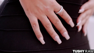 TUSHYRAW Curvy Blonde MILF loves having her ass fucked