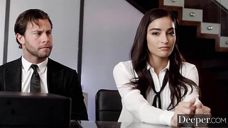 Deeper. Anal-queen Emily & Seth succumb to sexual tension