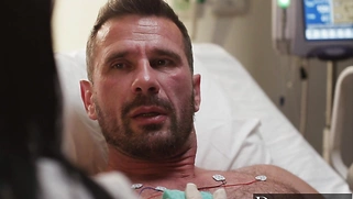 Deeper. Sexy nurse Angela White takes care of patient Manuel