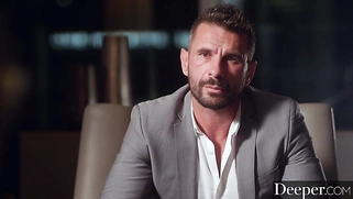 Deeper. Gorgeous gold digger is seduced by boyfriend's dad