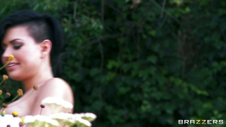 Chanel Preston and Eva Angelina kissing and craving for dick