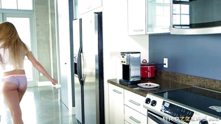 Skyla Novea has a hard dialogue with her boyfriend's friend Tyler