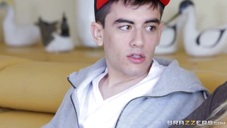 Rebecca More sucking her daughter boyfriend's meaty cannon