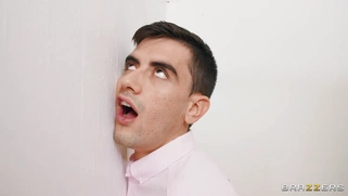 Czech Taylee Wood is sucking Jordi's cock