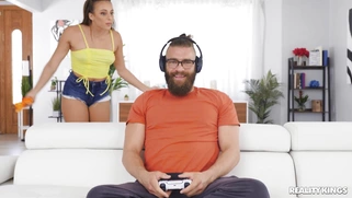 Gia Derza gets her ass licked by Xander Corvus