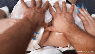 Redhead Yola Flimes gets her mouth fucked