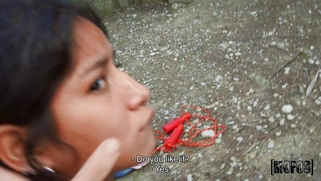 Amy Amor gets cumshot on her chest after doggystyle fucking