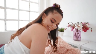 Ariana Van X bounces her ass on the cock in POV