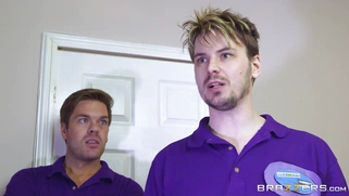 Cara Saint-Germain and Nekane Sweet suck Danny D's monster meat