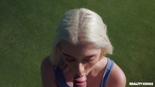 Gia OhMy is sucking the cock in POV