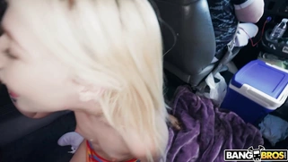 Minxx Marley gets jizz load in her mouth from huge black cock