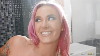 Siri Dahl gets pussy drilled standing in the shower