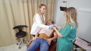 Dentist Pristine Edge is sucking Xander Corvus' cock