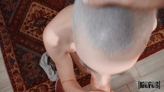 Paris Amour is sucking hard cock in POV